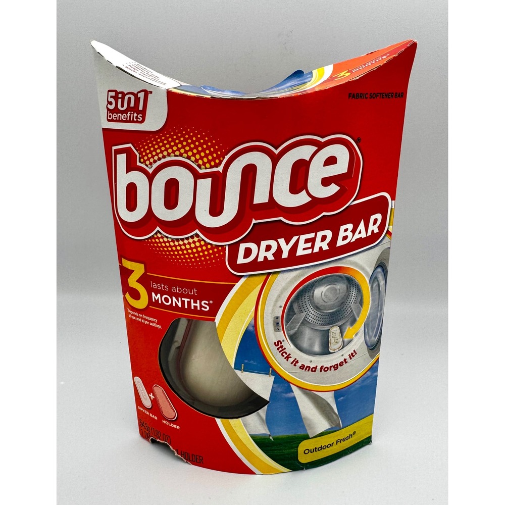 RARE Discontinued Bounce Dryer Bar Starter Kit Outdoor Fresh New Sealed